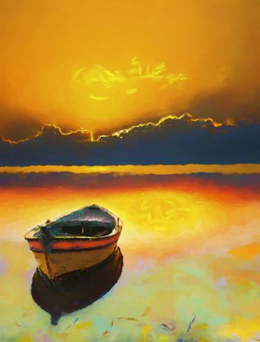 Original Boat Paintings by Jordi Feliu
