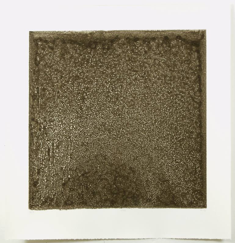 Original Abstract Politics Printmaking by Ekkeland Goetze
