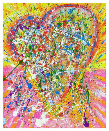 Print of Abstract Love Paintings by artkmst artkmst