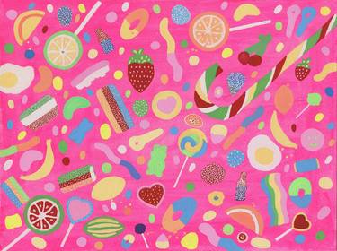 Original Pop Art Food Paintings by artkmst artkmst