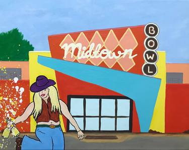 Original Pop Art People Painting by Art Kmst