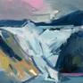 Collection GLACIERS SERIES PAINTINGS