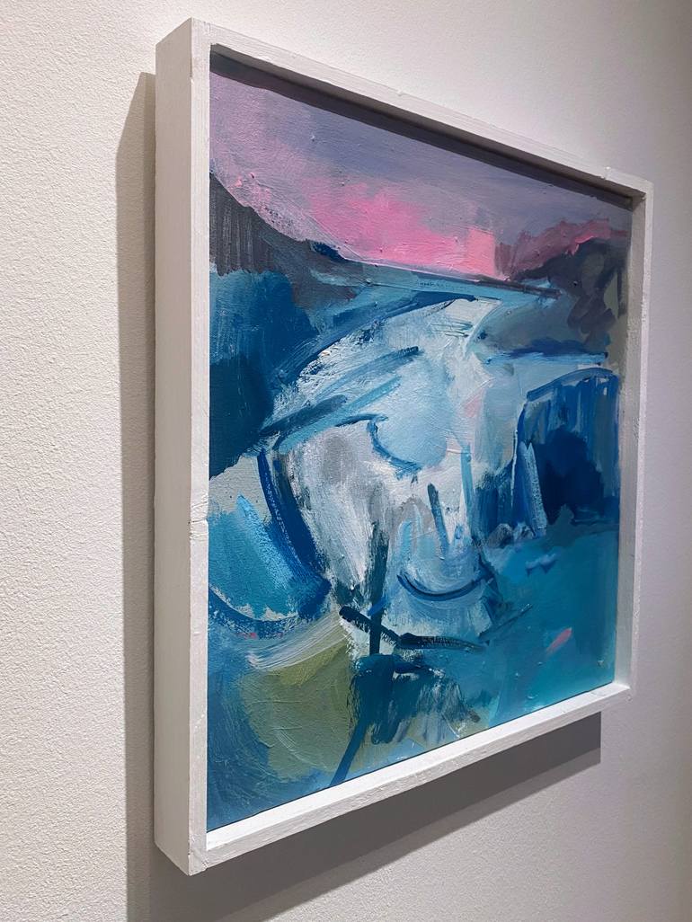 Original Abstract Expressionism Landscape Painting by Leticia Balzi