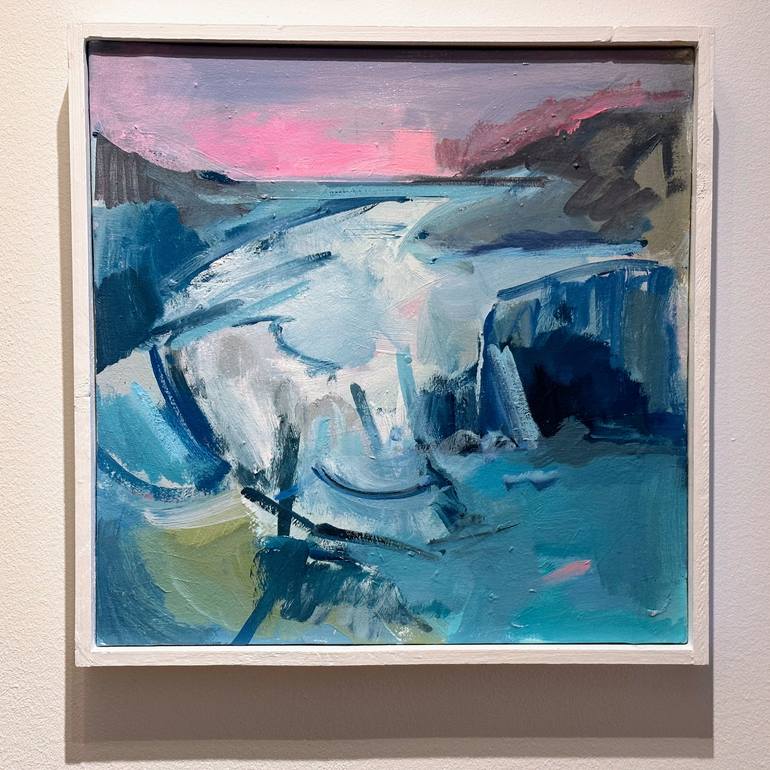 Original Abstract Expressionism Landscape Painting by Leticia Balzi