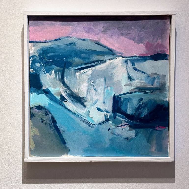 Original Abstract Expressionism Landscape Painting by Leticia Balzi