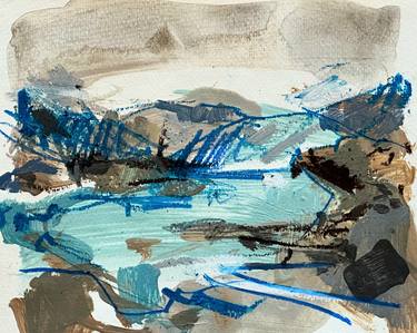 'Plein-air drawing of Upsala Glacier II Patagonia, Argentina' thumb