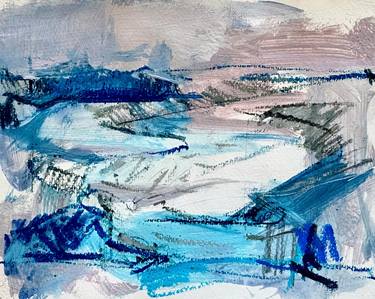 'Plein-air drawing of Spegazzini Glacier I Patagonia, Argentina' thumb