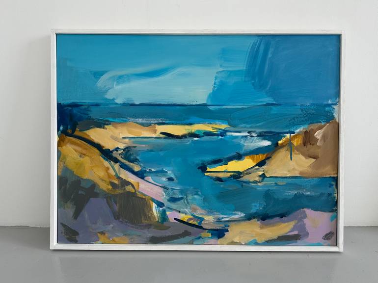 Original Abstract Landscape Painting by Leticia Balzi