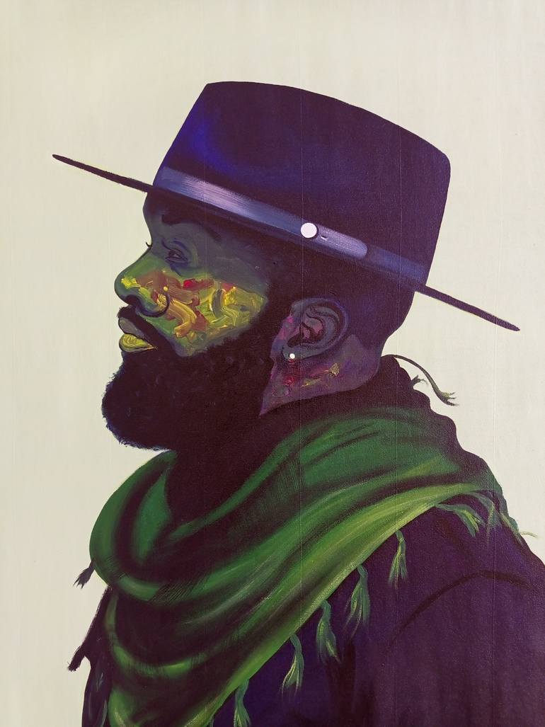 Original Contemporary Men Painting by Adjei Adjetey