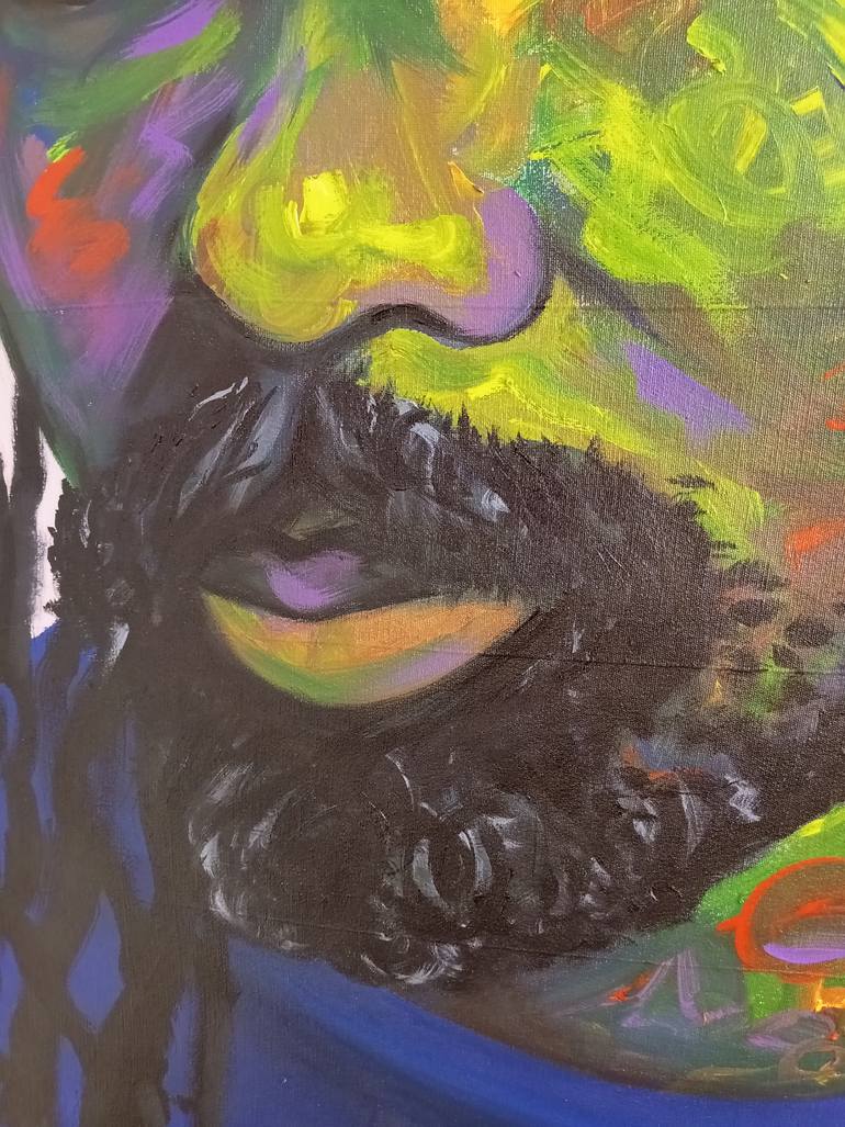 Original Contemporary Pop Culture/Celebrity Painting by Adjei Adjetey