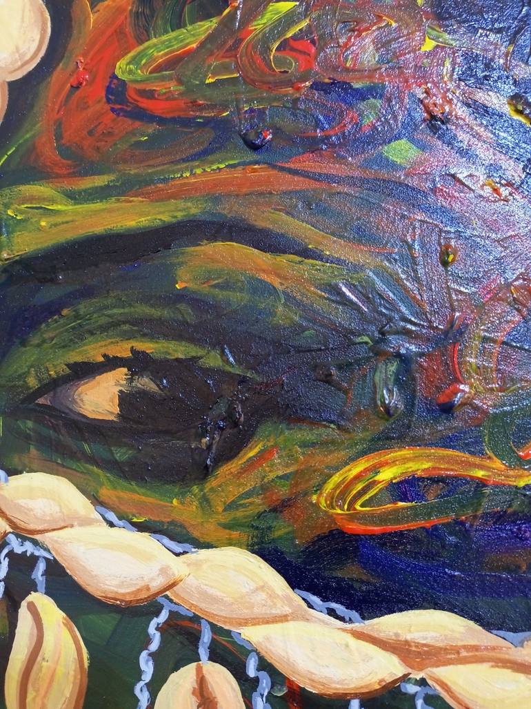 Original Contemporary Women Painting by Adjei Adjetey