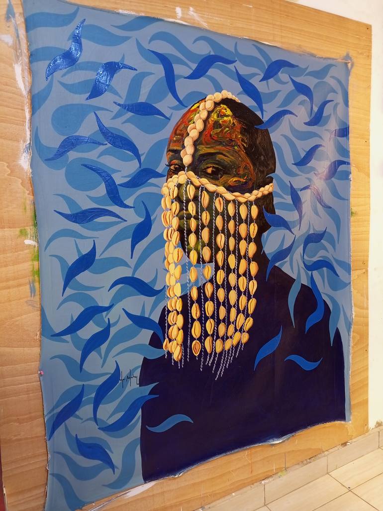 Original Contemporary Women Painting by Adjei Adjetey