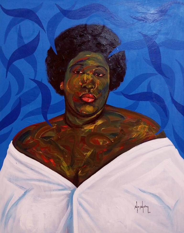 Naa Oode Painting by Adjei Adjetey | Saatchi Art