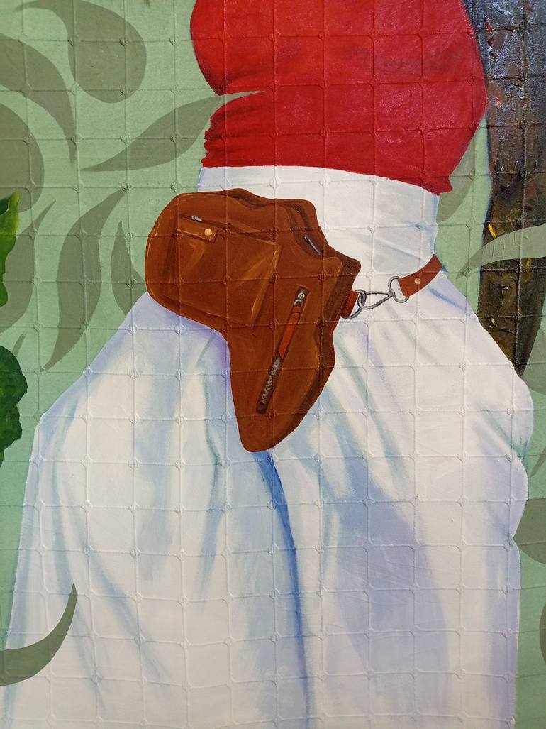 Original Contemporary Women Painting by Adjei Adjetey