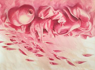 Original Figurative Fish Paintings by laura chilivani
