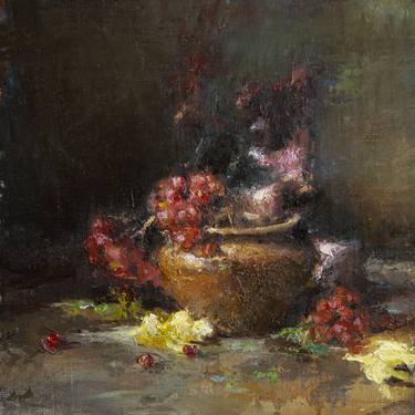 Print of Realism Still Life Paintings by Viktor Kolomiyets