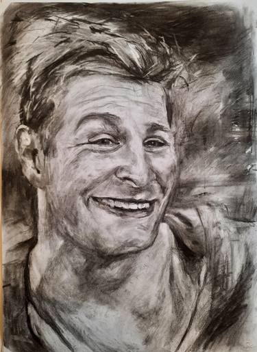 Original Realism Celebrity Drawings by Jenő Dienes