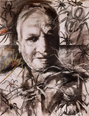 Original Portraiture Portrait Drawings by Jenő Dienes