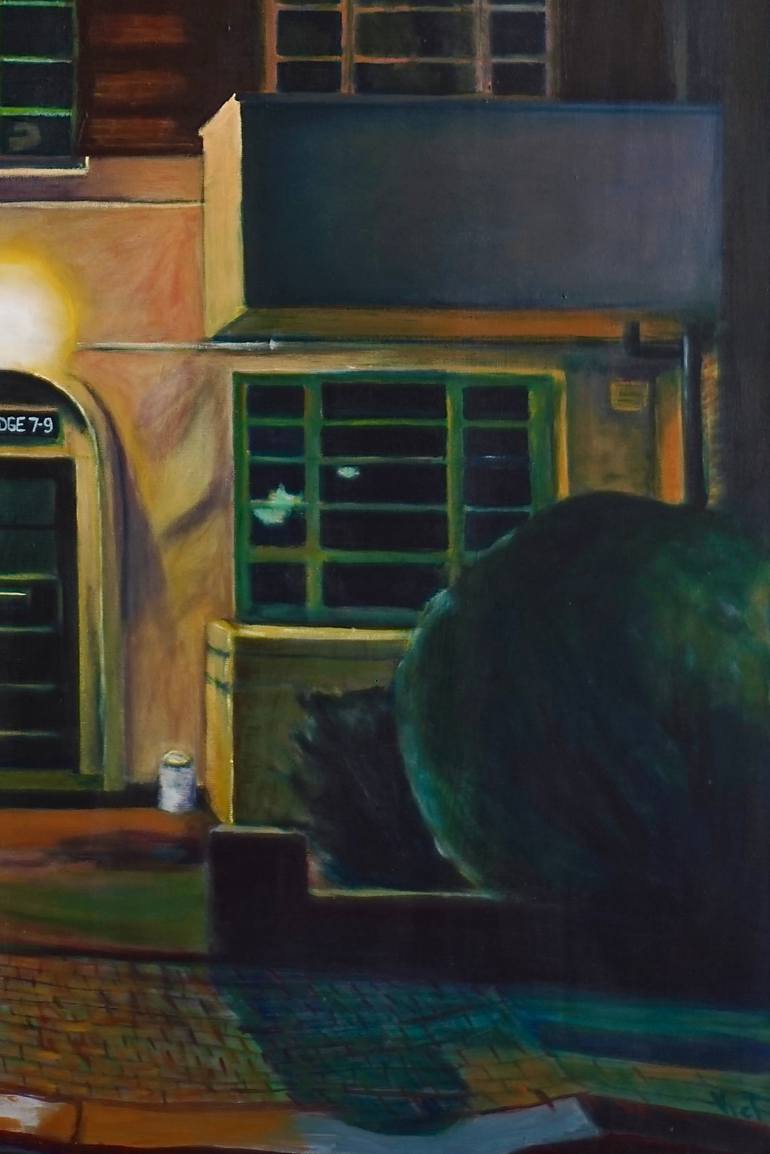 Original Contemporary Architecture Painting by Karen Topp