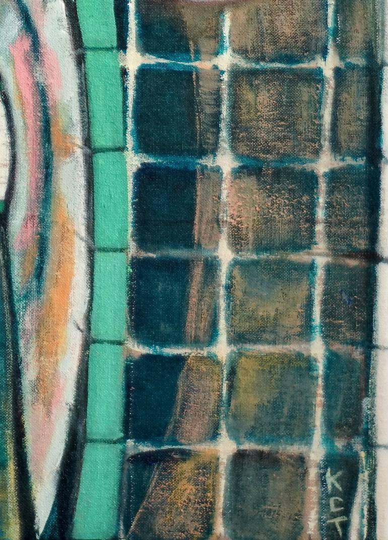 Original Contemporary Transportation Painting by Karen Topp