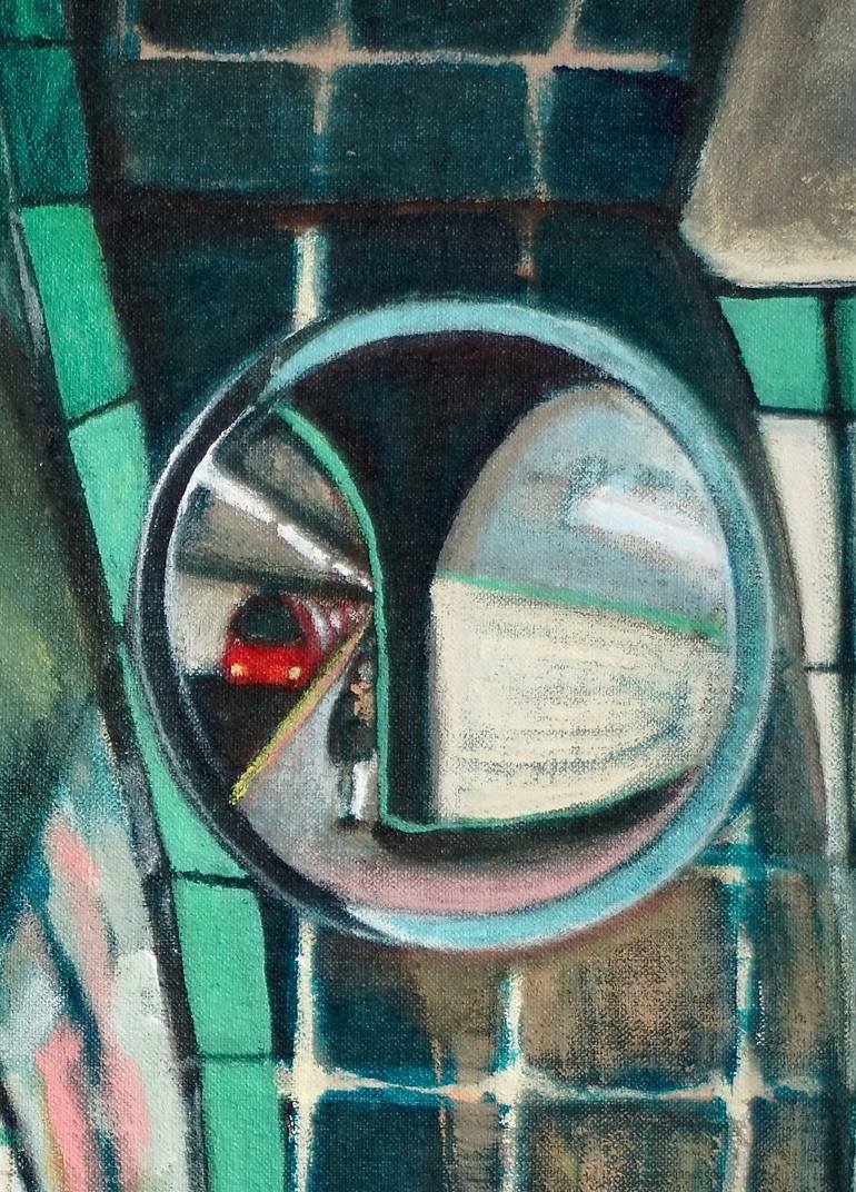 Original Contemporary Transportation Painting by Karen Topp