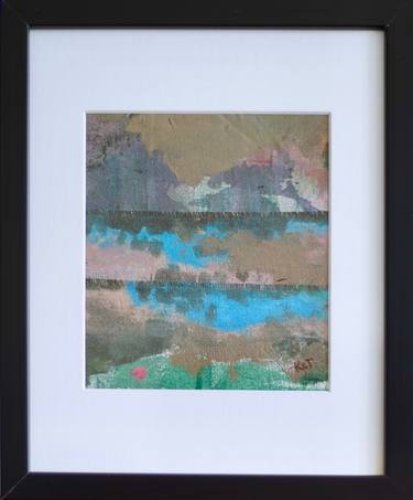 Original Abstract Landscape Mixed Media by Karen Topp