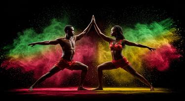 Original Abstract Performing Arts Digital by Freeman Jackson