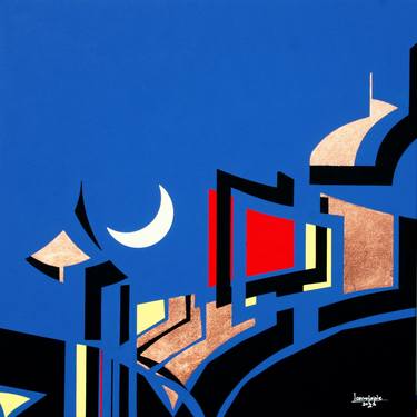 Print of Architecture Paintings by Lauro Papale
