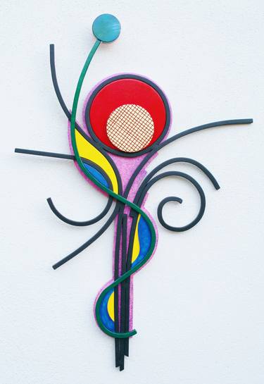 Original Art Deco Abstract Sculpture by Lauro Papale