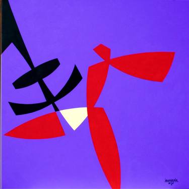 Original Abstract Expressionism Abstract Painting by Lauro Papale