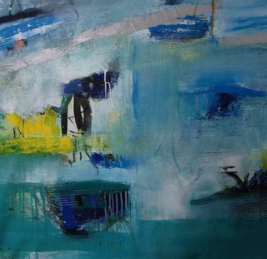 Original Abstract Expressionism Abstract Paintings by Neena Singh