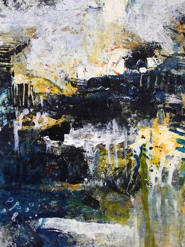 Original Abstract Expressionism Abstract Paintings by Neena Singh