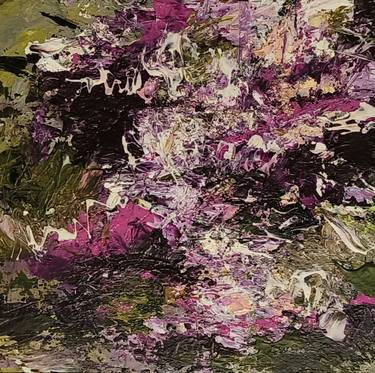 Original Abstract Expressionism Floral Paintings by Neena Singh