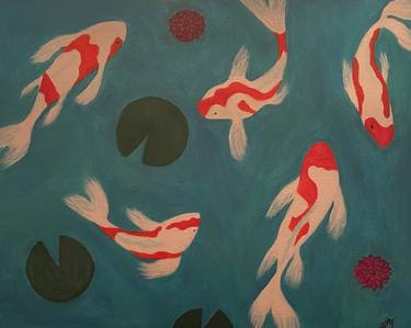 Print of Fish Paintings by Lise Marie Harvey