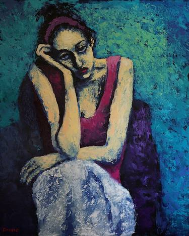 Original Expressionism Women Paintings by James Greene