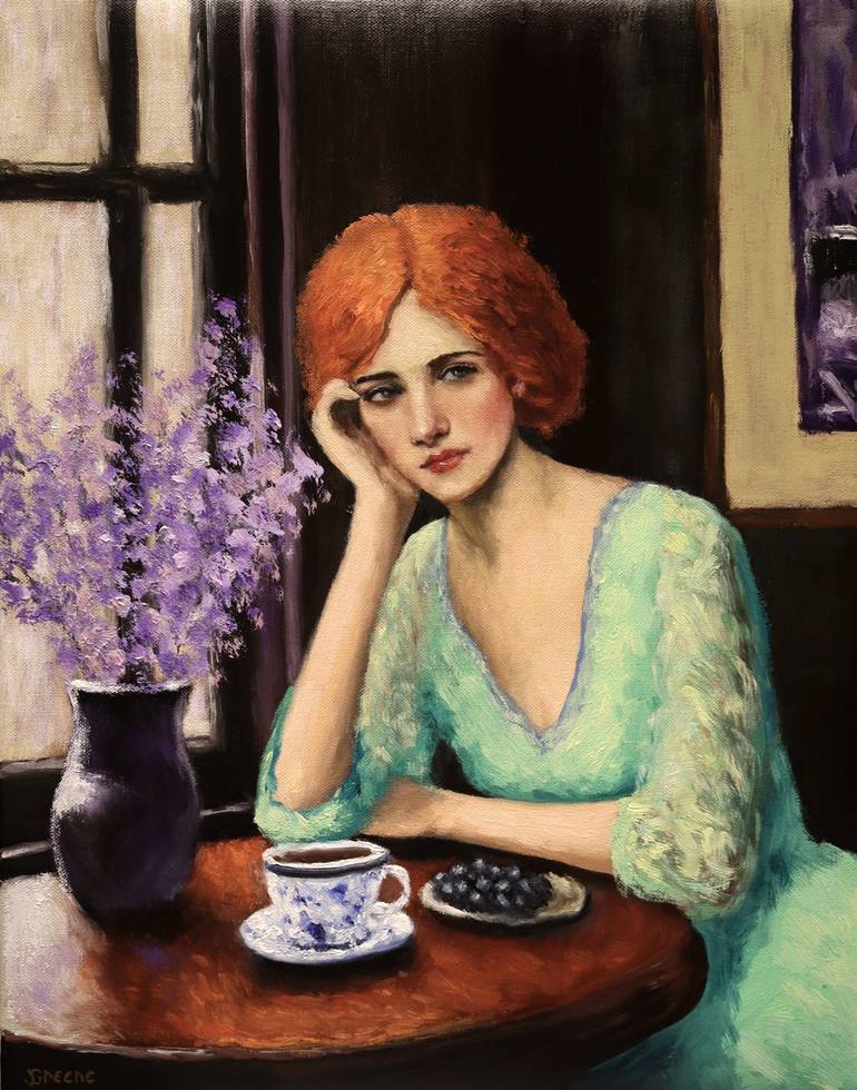 Original Classicism Women Paintings by James Greene