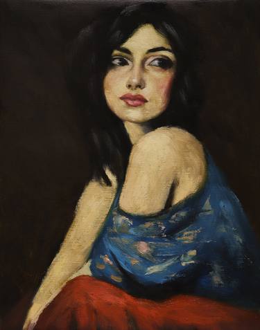 Original Classicism Women Painting by James Greene