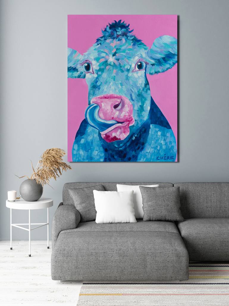 Original Contemporary Animal Painting by Cherie O'Neill
