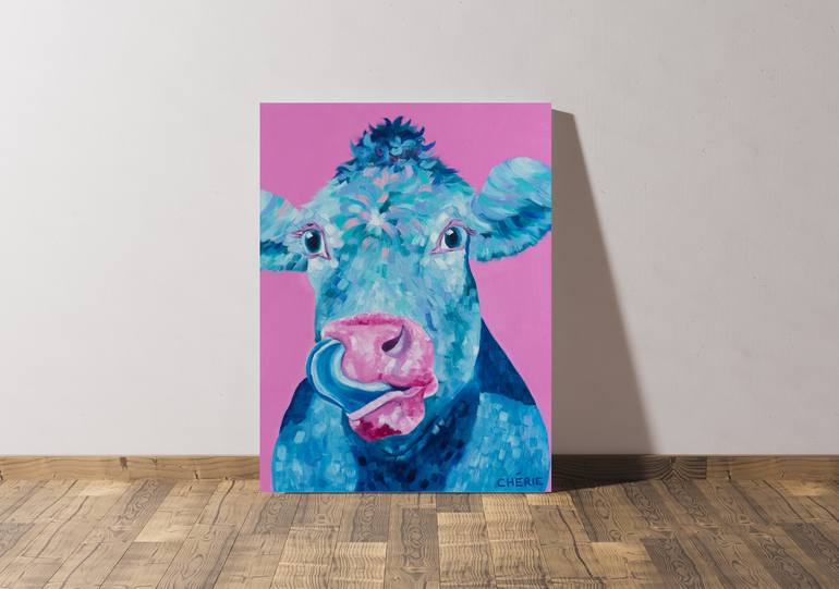 Original Contemporary Animal Painting by Cherie O'Neill