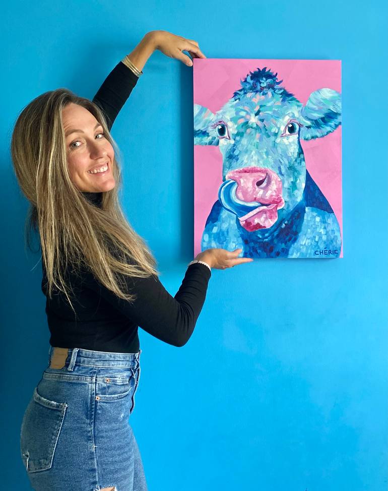 Original Contemporary Animal Painting by Cherie O'Neill