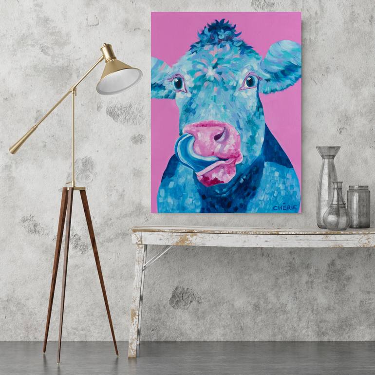 Original Contemporary Animal Painting by Cherie O'Neill