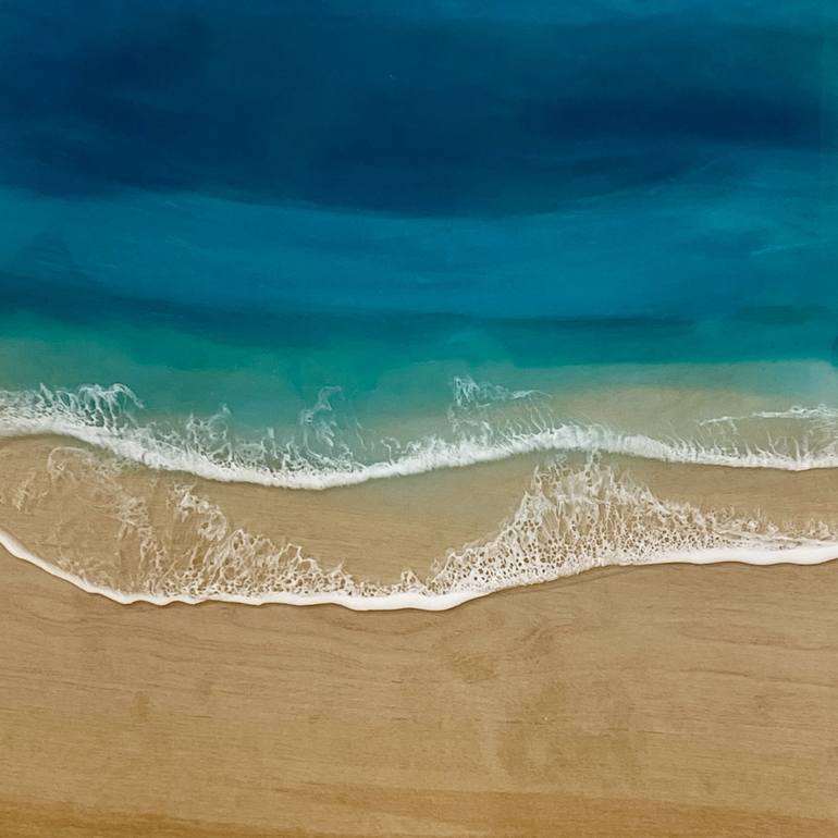 Original Contemporary Beach Painting by Lizzy Porter