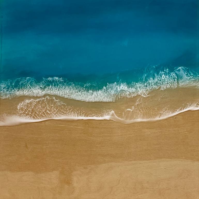 Original Contemporary Beach Painting by Lizzy Porter