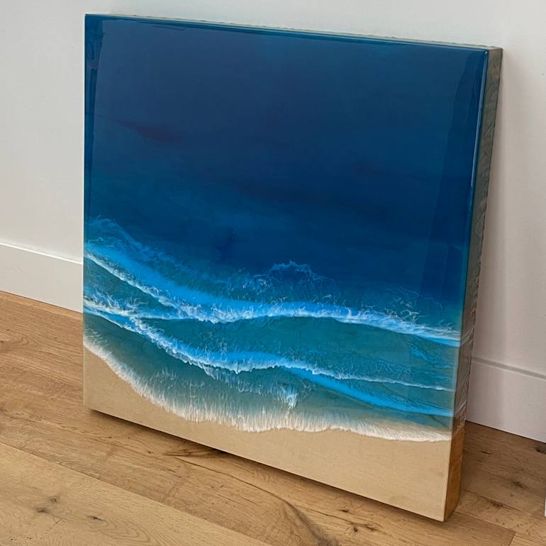 Original Contemporary Beach Painting by Lizzy Porter