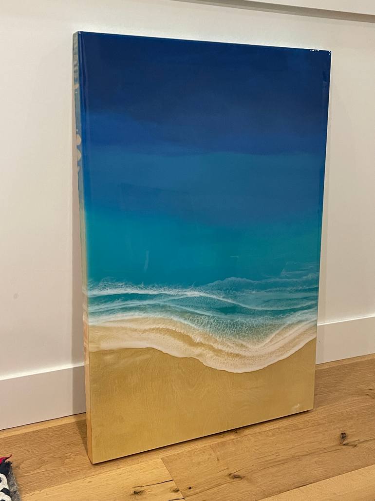 Original Contemporary Seascape Painting by Lizzy Porter