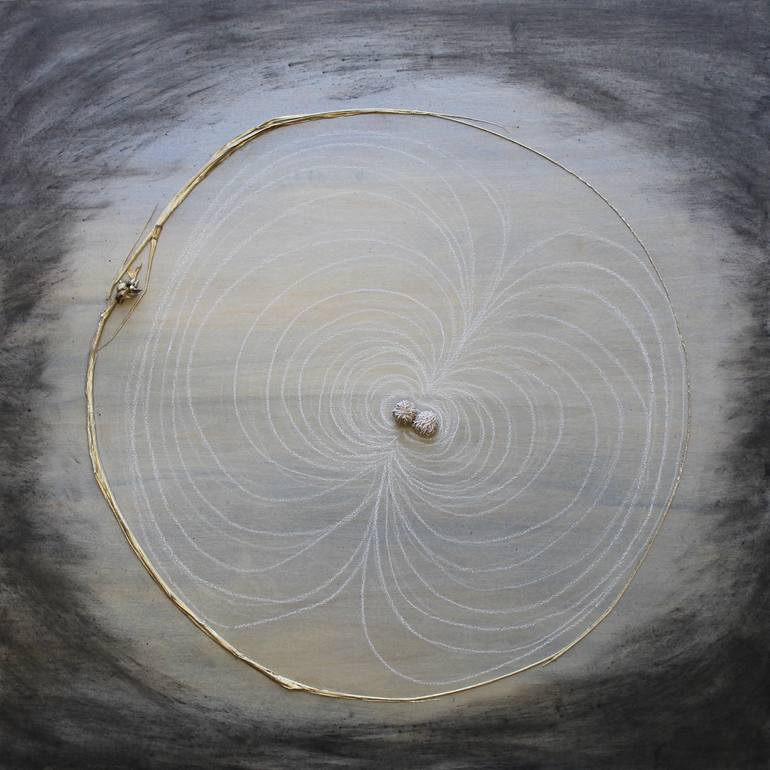 Original Abstract Body Mixed Media by Sarah Pigion