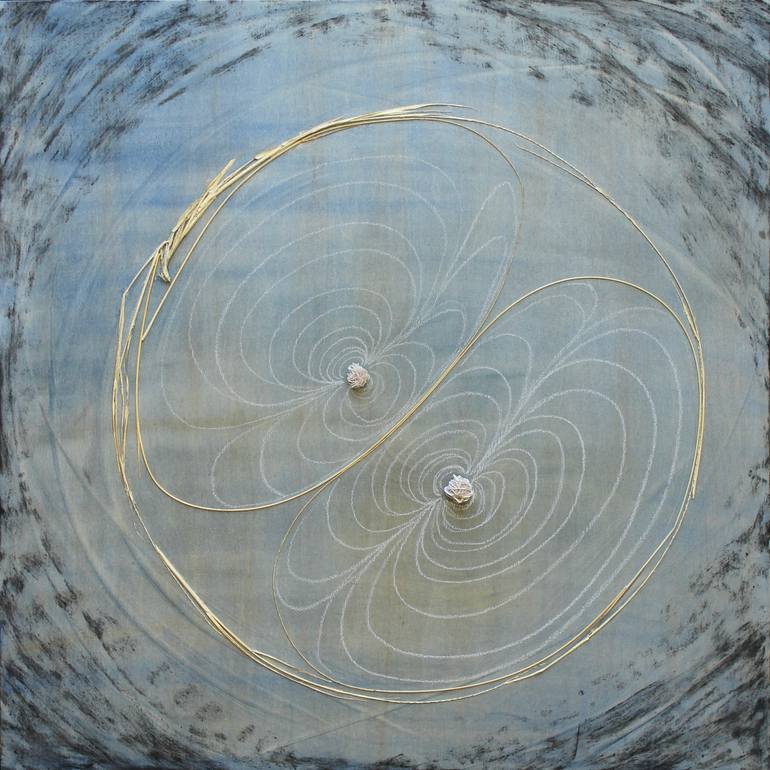 Original Abstract Body Mixed Media by Sarah Pigion