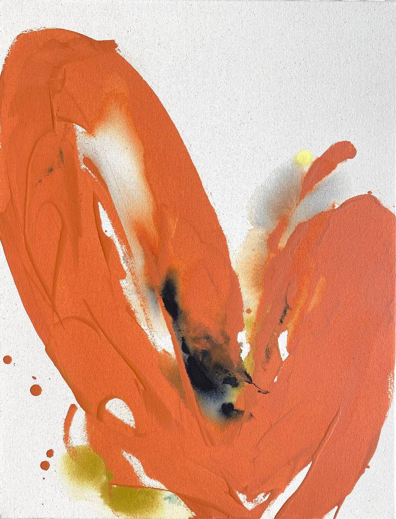 Orange Peel Painting by Abby Williams Saatchi Art