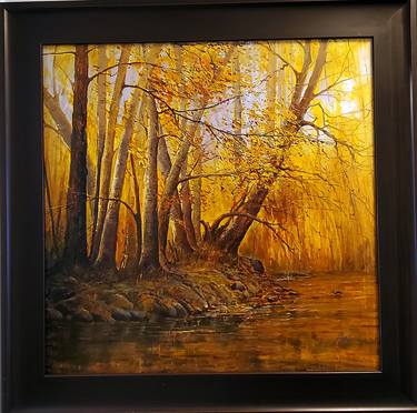 Original Realism Landscape Painting by Majid Javadi