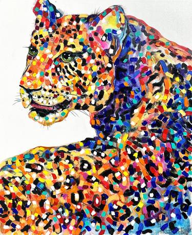 Original Contemporary Animal Painting by Tracey Keller